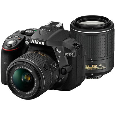 【楽天市場】ニコン Nikon DXフォーマットデジタル一眼レフカメラ D5300 ダブルズームキット2 BLACK | 価格比較 - 商品価格ナビ